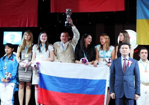 with golden Russian Women team in Istanbul 2012