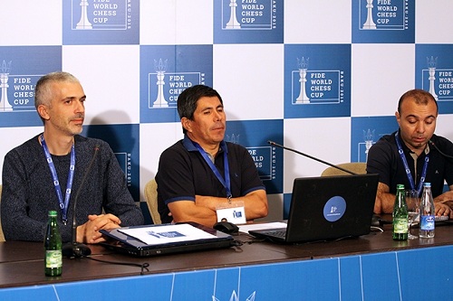 Press conference with Julio Granda