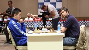 Wei Yi and Peter Svidler tied the classical match