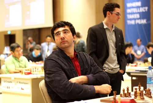 Vladimir Kramnik and Fabiano Caruana are through to the next round