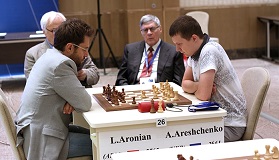 Alexander Areshchenko defeated Levon Aronian