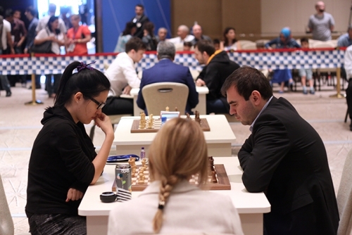 Shakhriyar Mamedyarov won a very nice game with white pieces