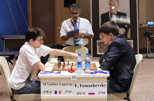 Maxime Vachier-Lagrave is through to the next round
