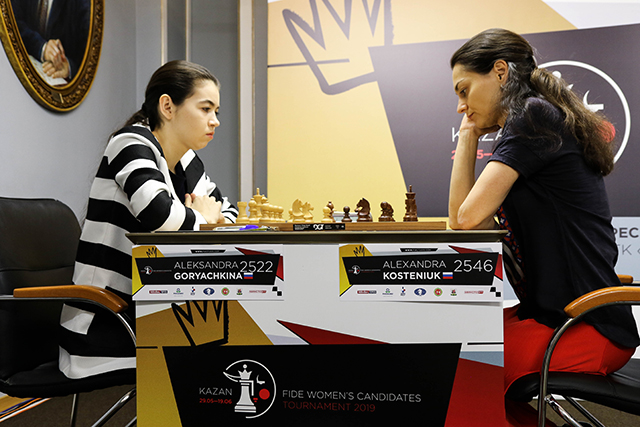 m 20190609 R08 422 Aleksandra Goryachkina Alexandra Kosteniuk Eteri Kublashvili