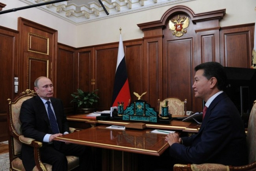 Putin and Ilyumzhinov