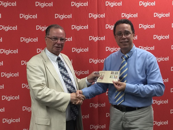 David Jarett present Barbados Chess Stamps