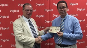 David Jarett present Barbados Chess Stamps top