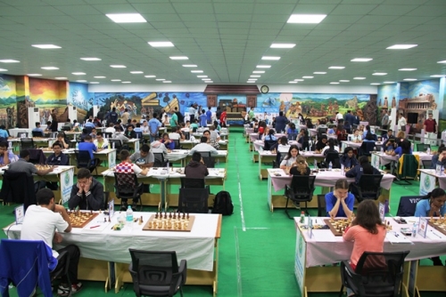 A beatiful view of the tournament hall