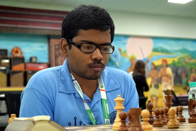 UtkalranjanSahoo upset IM Lorparizangeneh Shahin of Iran