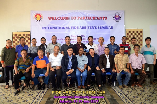 FIDE ARB Seminar in Indonesia Jakarta 2017