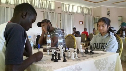 A section of players