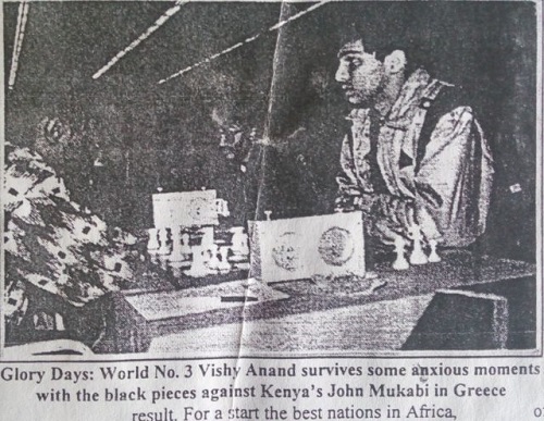 John Mukabi of Kenya left