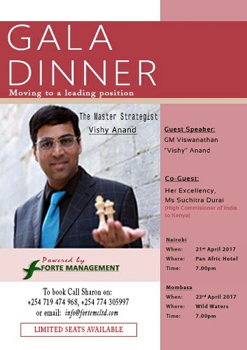 Poster for the gala dinner 2