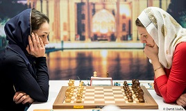 r 20170223 teheran wwc R5G1 7335 Alexandra Kosteniuk Anna Muzychuk RUSSIA UKRAINE