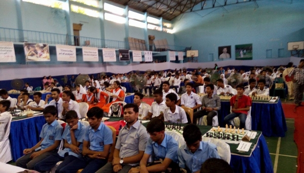 Participants of 1st School Chess Teams Chess Tournament-2017 in Chittagong Bangladesh