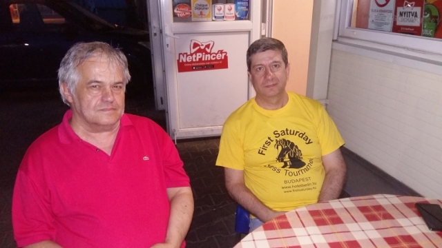 IM VÉGH Endre former coach of Topalov and IGM KOTRONIAS Vasileos