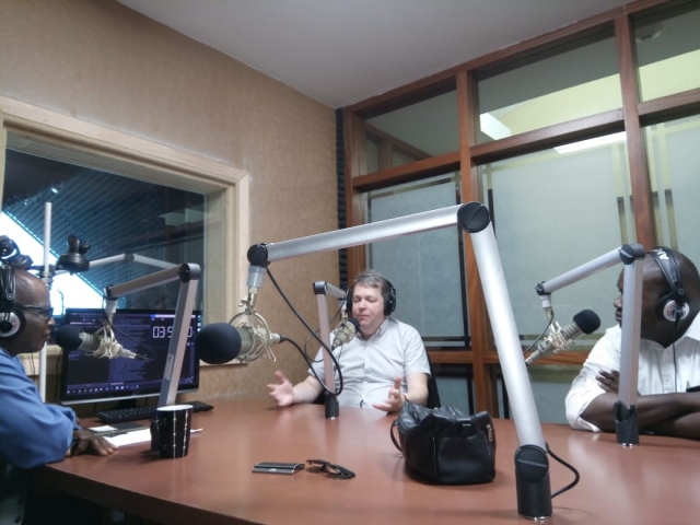 GM Nigel Short with President Chester Grant on Observer Radio with Dave Lester Payne