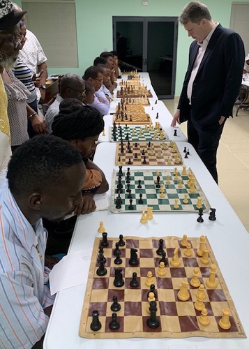 Exhibition Matches in Progress with Grandmaster Nigel Short - LS Feb 28th