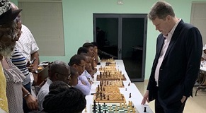 Exhibition Matches in Progress with Grandmaster Nigel Short - LS Feb 28th top