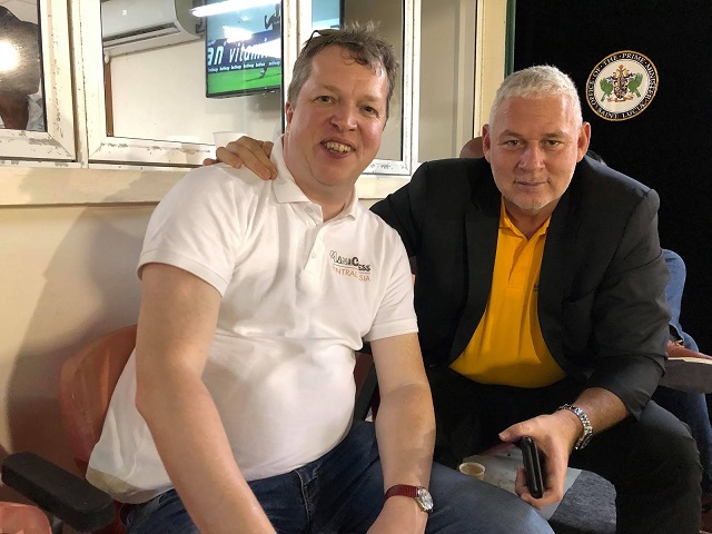 Nigel Short and Hon. Allen Chastanet