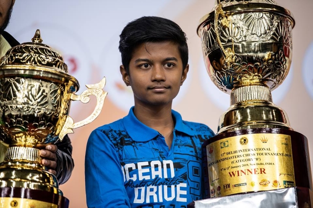 B Category Champion Dhanush Raghav