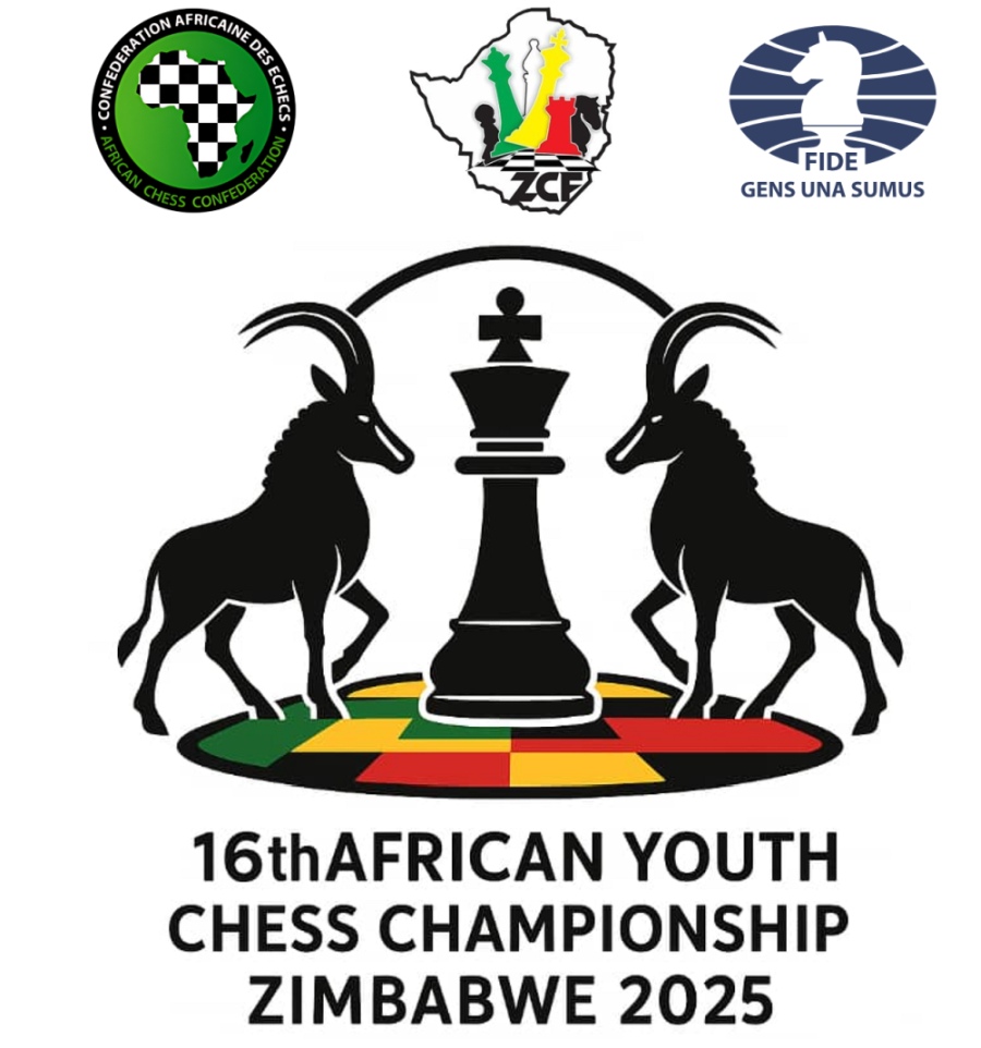 لوگوی شانزدهمین دوره مسابقات قهرمانی شطرنج جوانان آفریقا
