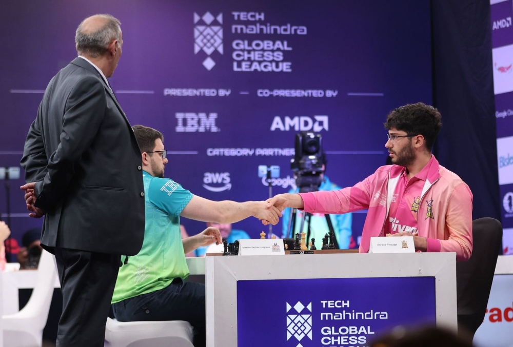 مقابله فیروزجا و واشیه-لاگراو در مسابقات شطرنج جهان