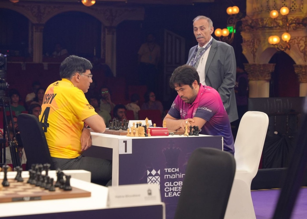 مقابله ناکامورا و آناند در مسابقات شطرنج جهان