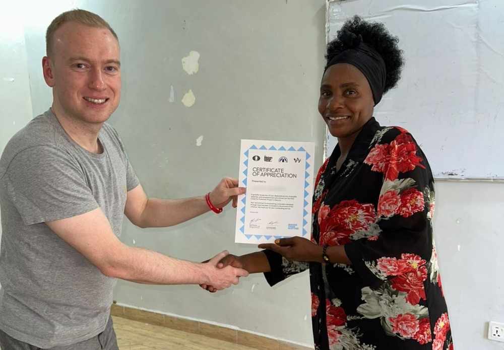 مراسم اعطای گواهینامه در کاکوما - شطرنج برای کودکان