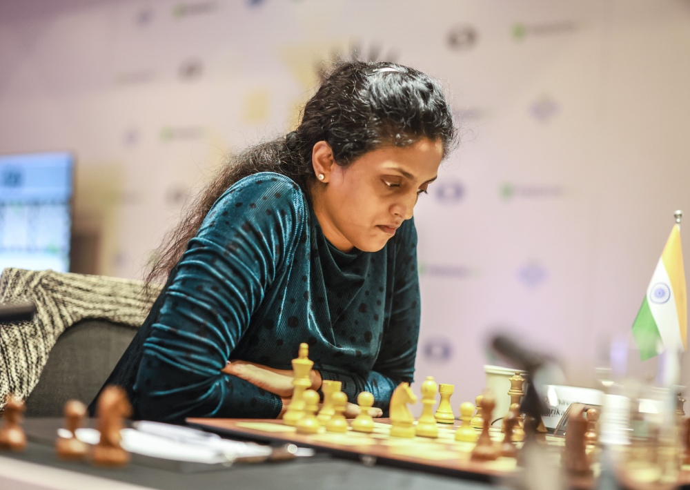 هاریکا دروناوالی، مدالآور قهرمانی شطرنج جهان زنان در مسابقات دوحه