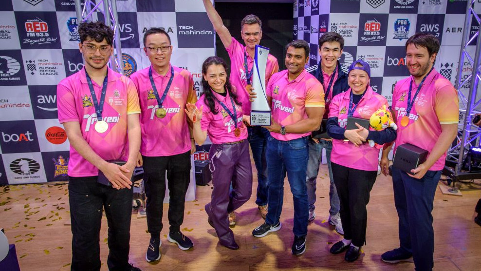 Tech Mahindra Global Chess League: Triveni clinch second title in spectacular fashion