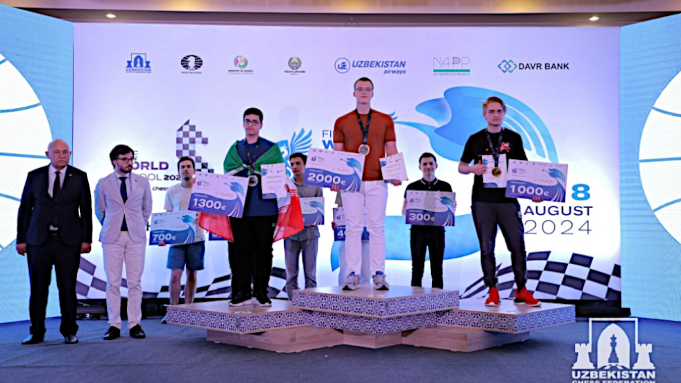 Winners crowned at FIDE World School R&B Championships