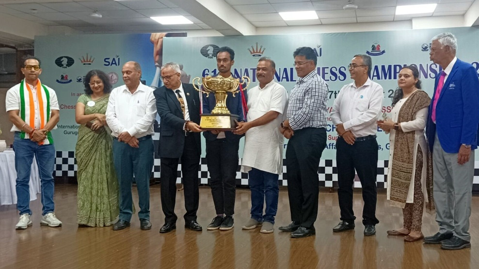 Karthik Venkataraman wins 61st India Championship